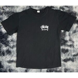 Stussy International Black Short Sleeve Logo T-Shirt